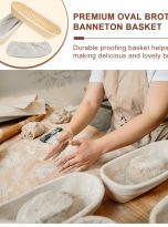 banneton bread proofing baskets